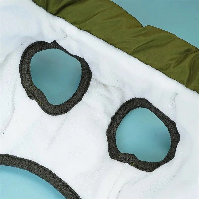 Waterproof Dog Coat with Built-In Harness